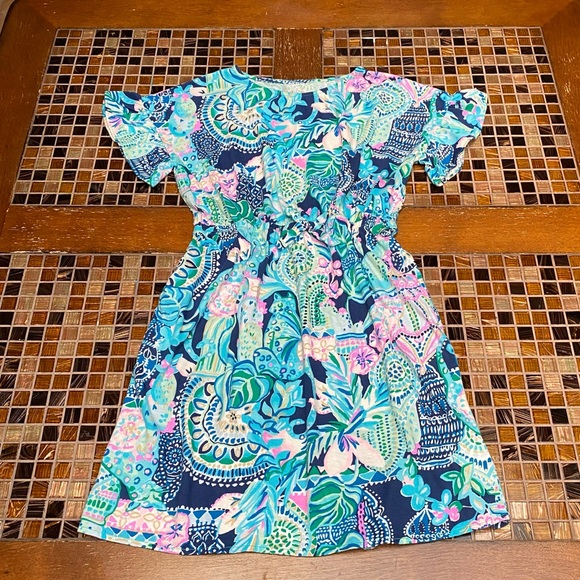 Lilly Pulitzer Looking Sharp Cat Print Dress - Picture 2 of 8